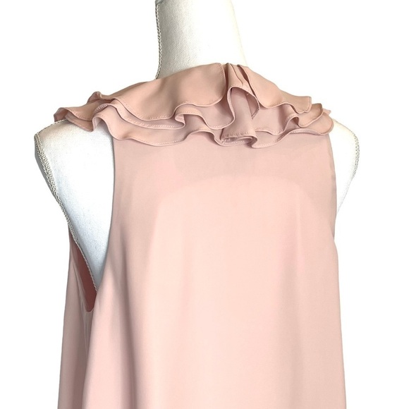 AMANDA UPRICHARD | Tie Neck Ruffle Dress - Picture 5 of 7